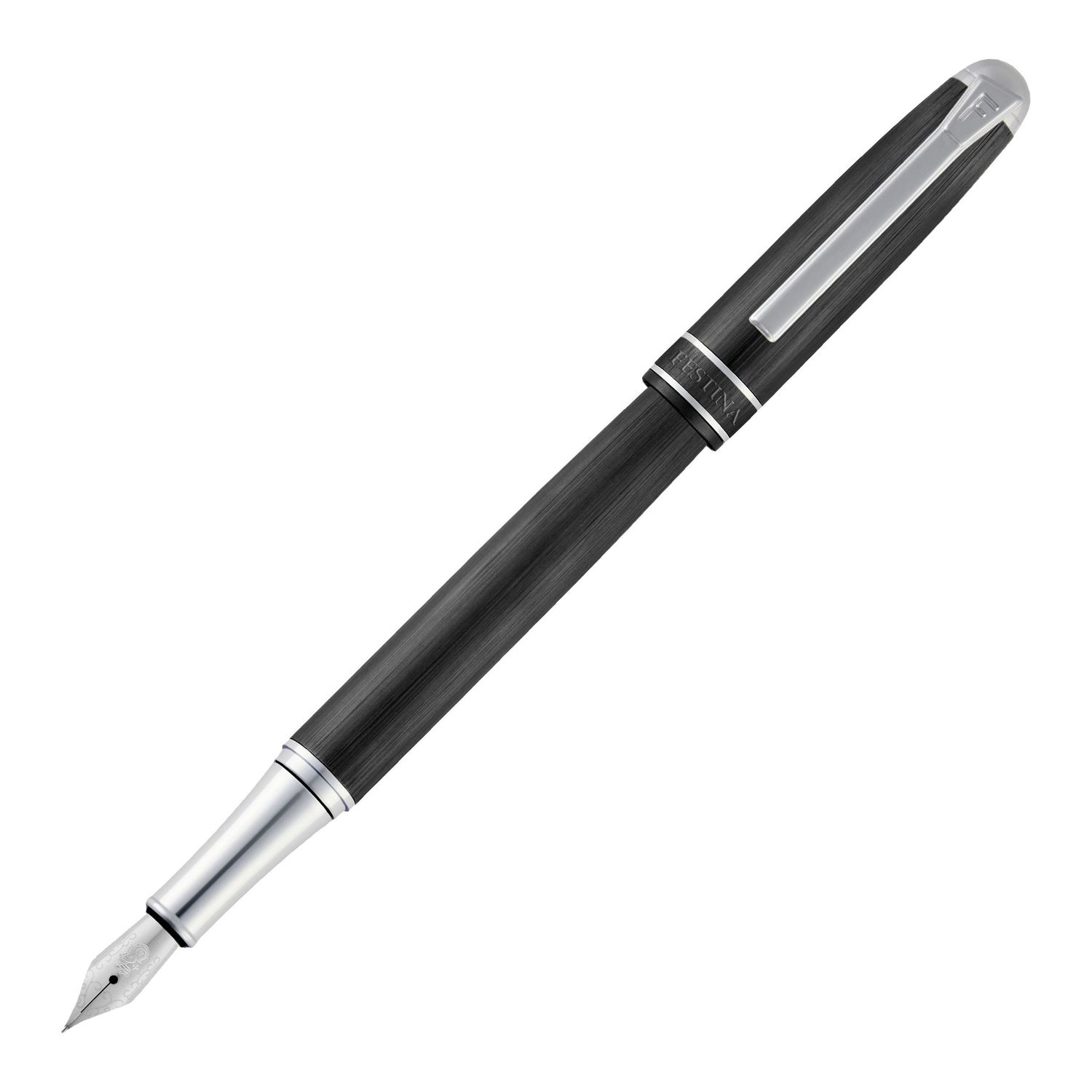 Wieczne pióro Classicals Brushed Black & Chrome - obrazek 4