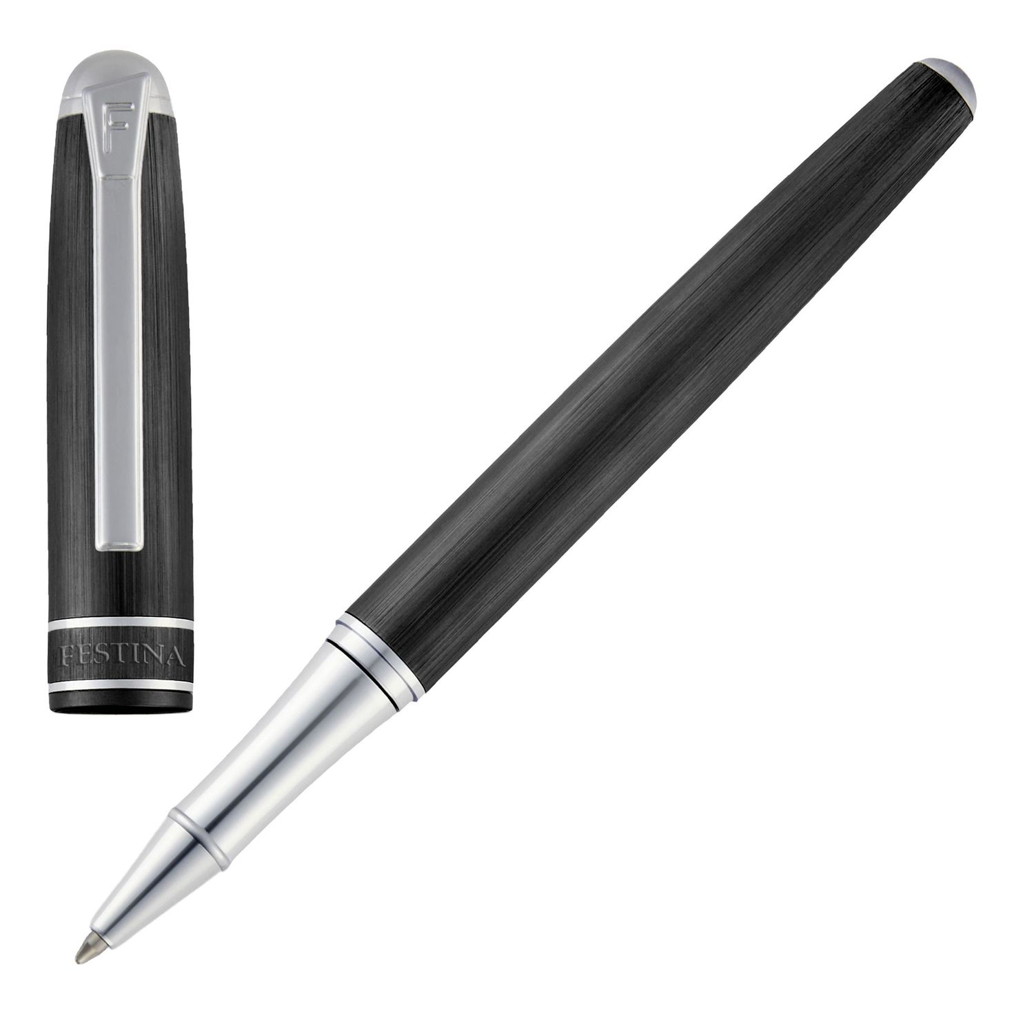 Pióro kulkowe Classicals Brushed Black & Chrome