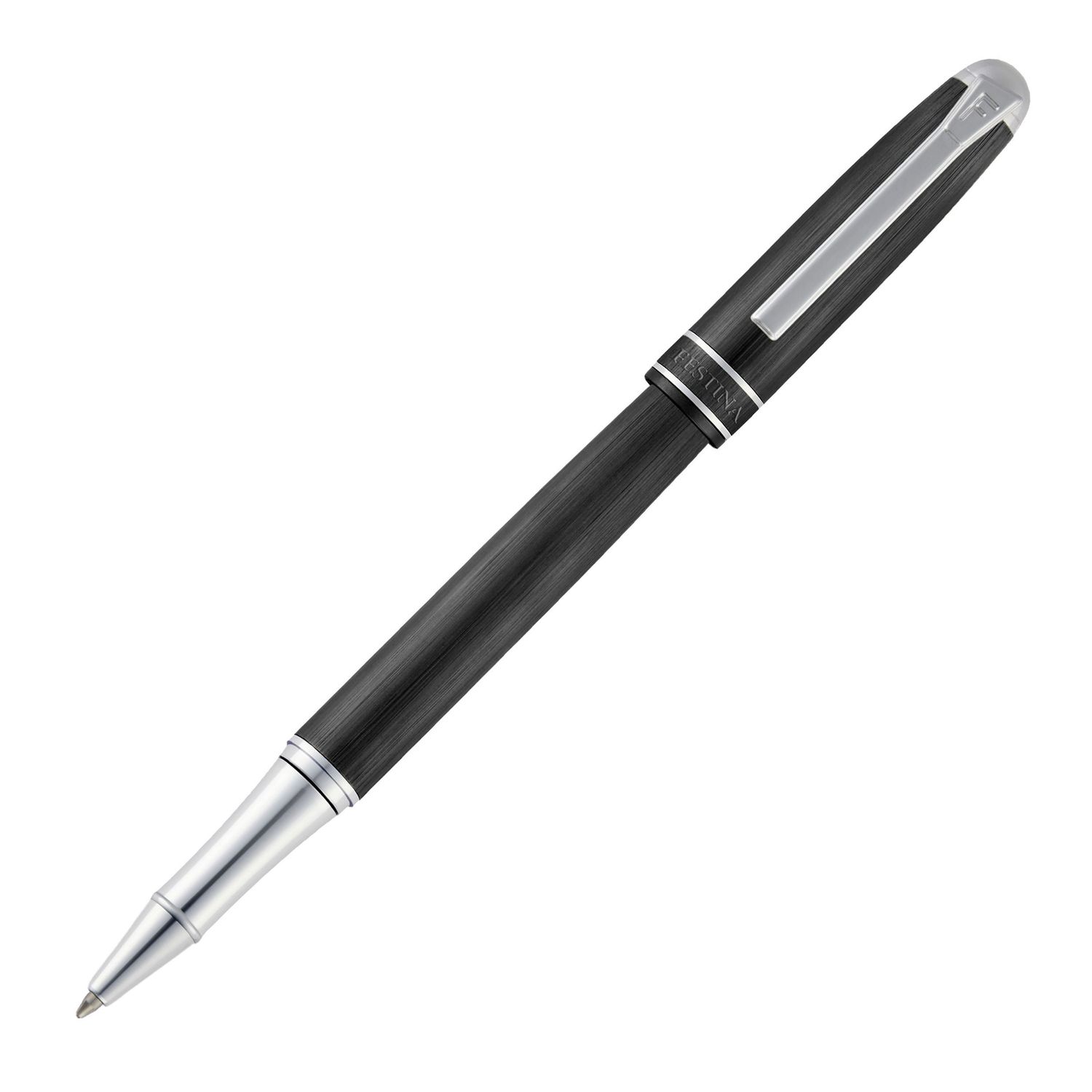 Pióro kulkowe Classicals Brushed Black & Chrome - obrazek 4