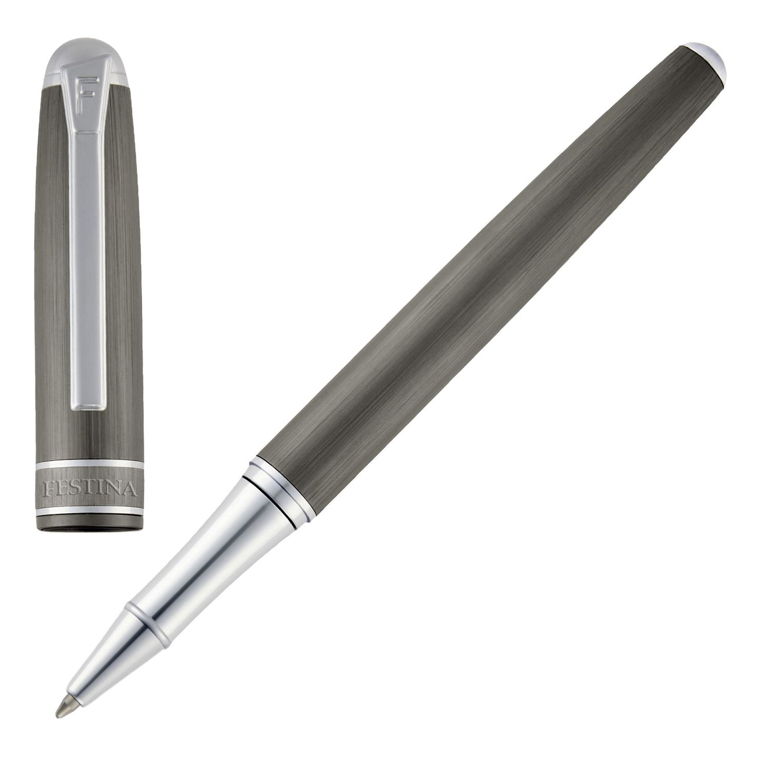 Pióro kulkowe Classicals Brushed Gun & Chrome