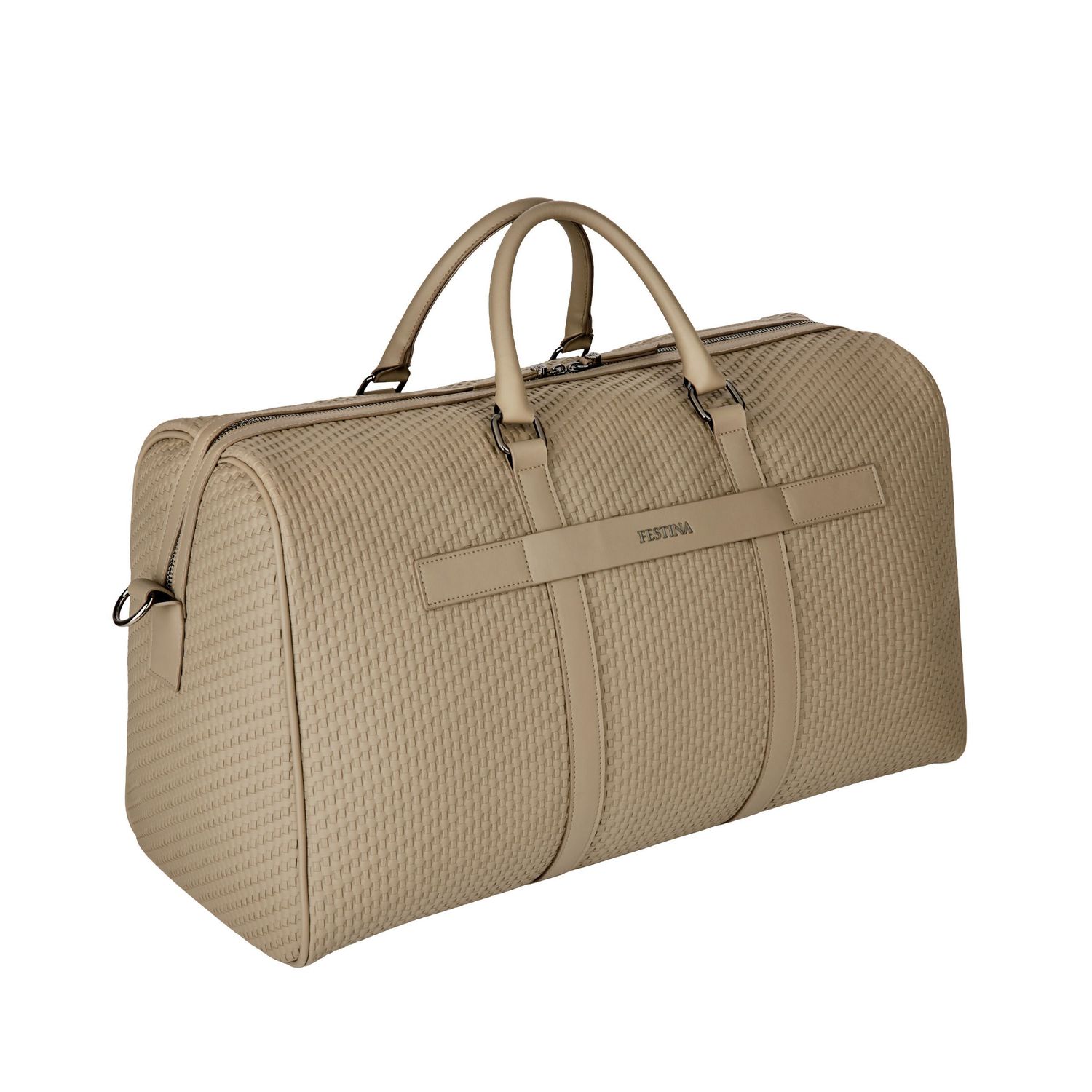 Torba podróżna Interlace Taupe - obrazek 3