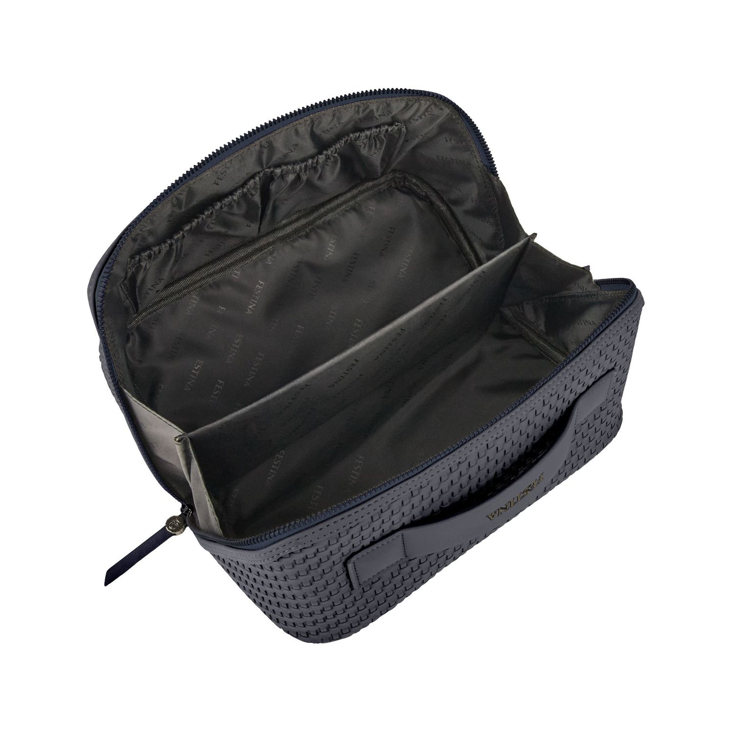 Neseser Interlace Navy - obrazek 2