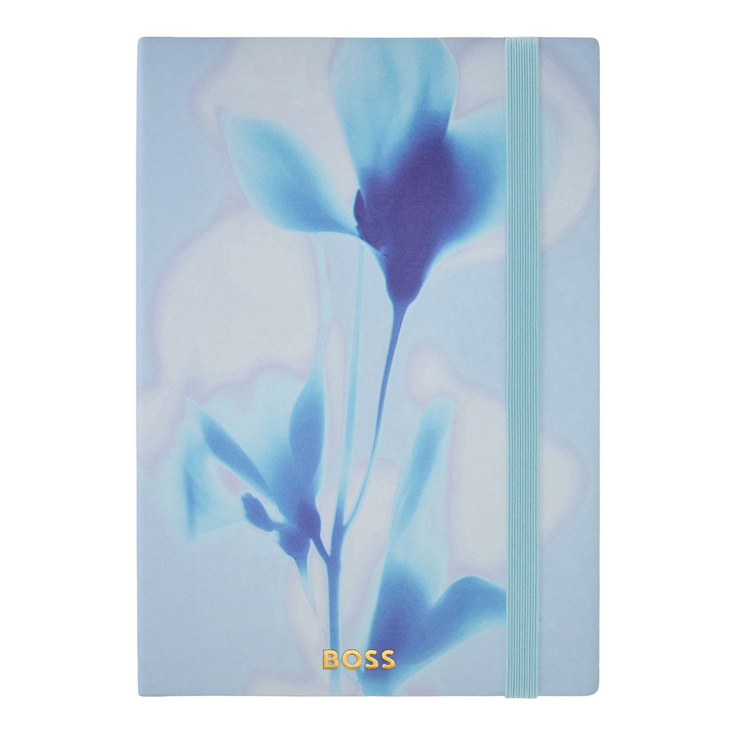 Notatnik A5 Holographic Flower Light Blue Lined - obrazek 3