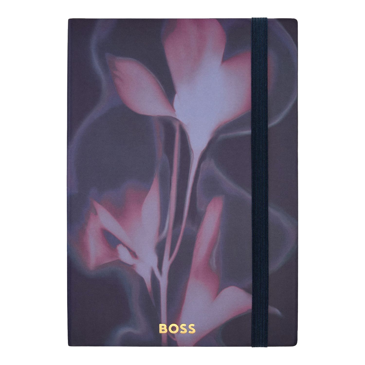 Notatnik A5 Holographic Flower Navy Lined - obrazek 3