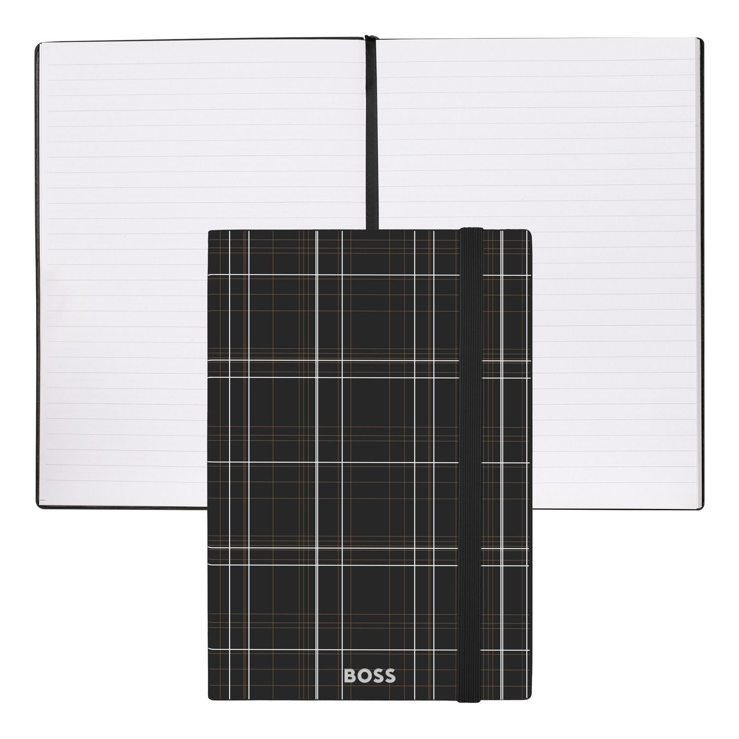 Notatnik A5 Checkered Black Lined