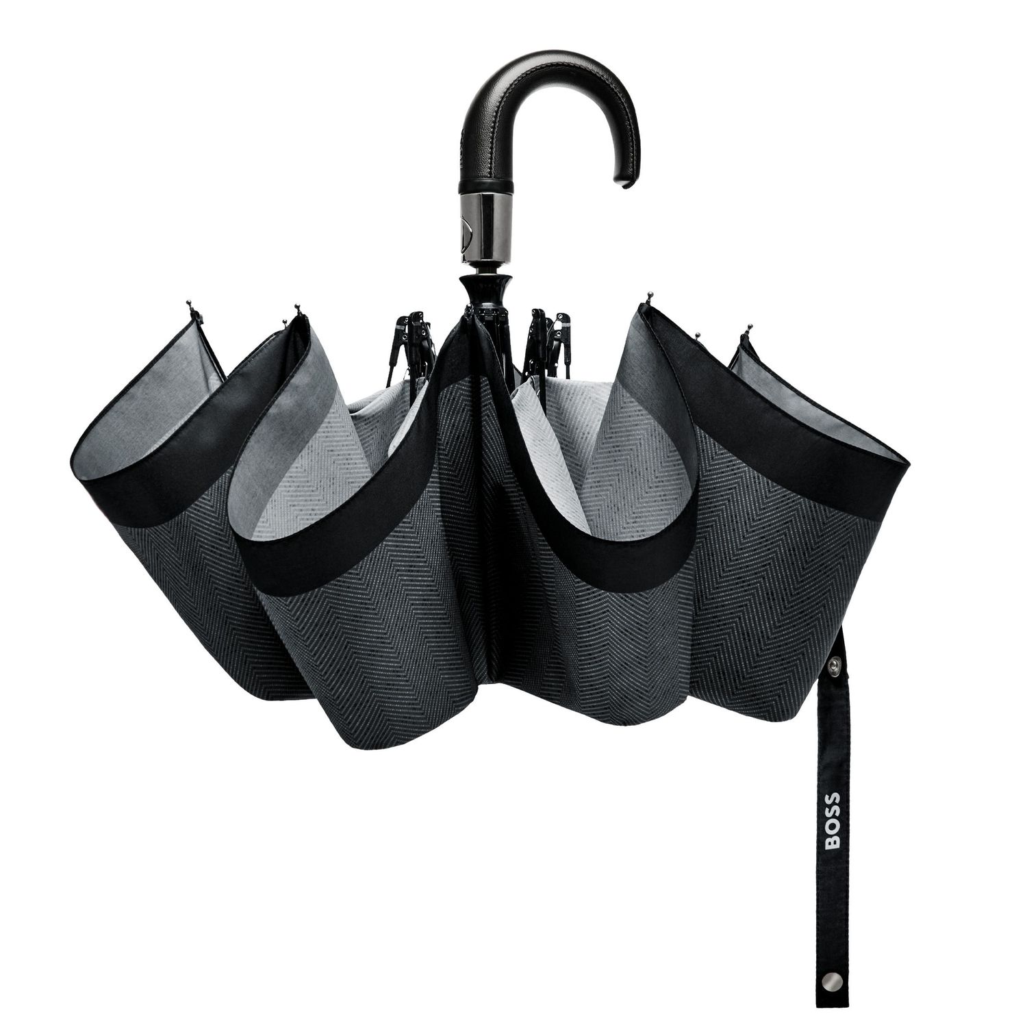 Parasol Chevron Dark Grey - obrazek 2
