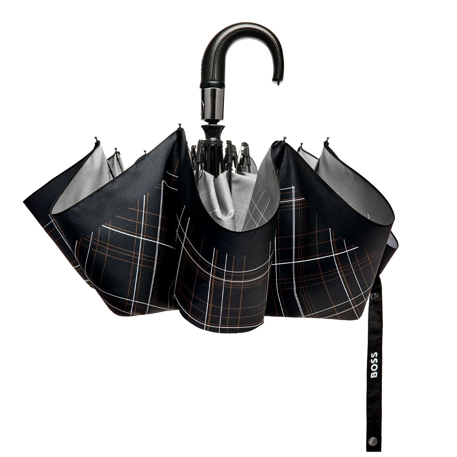 Parasol Checkered Black - obrazek 2