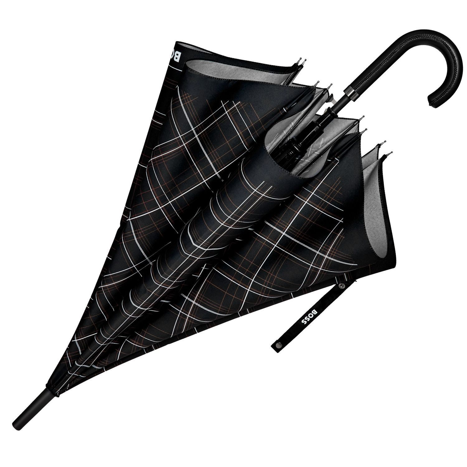 Parasol Checkered Black - obrazek 2