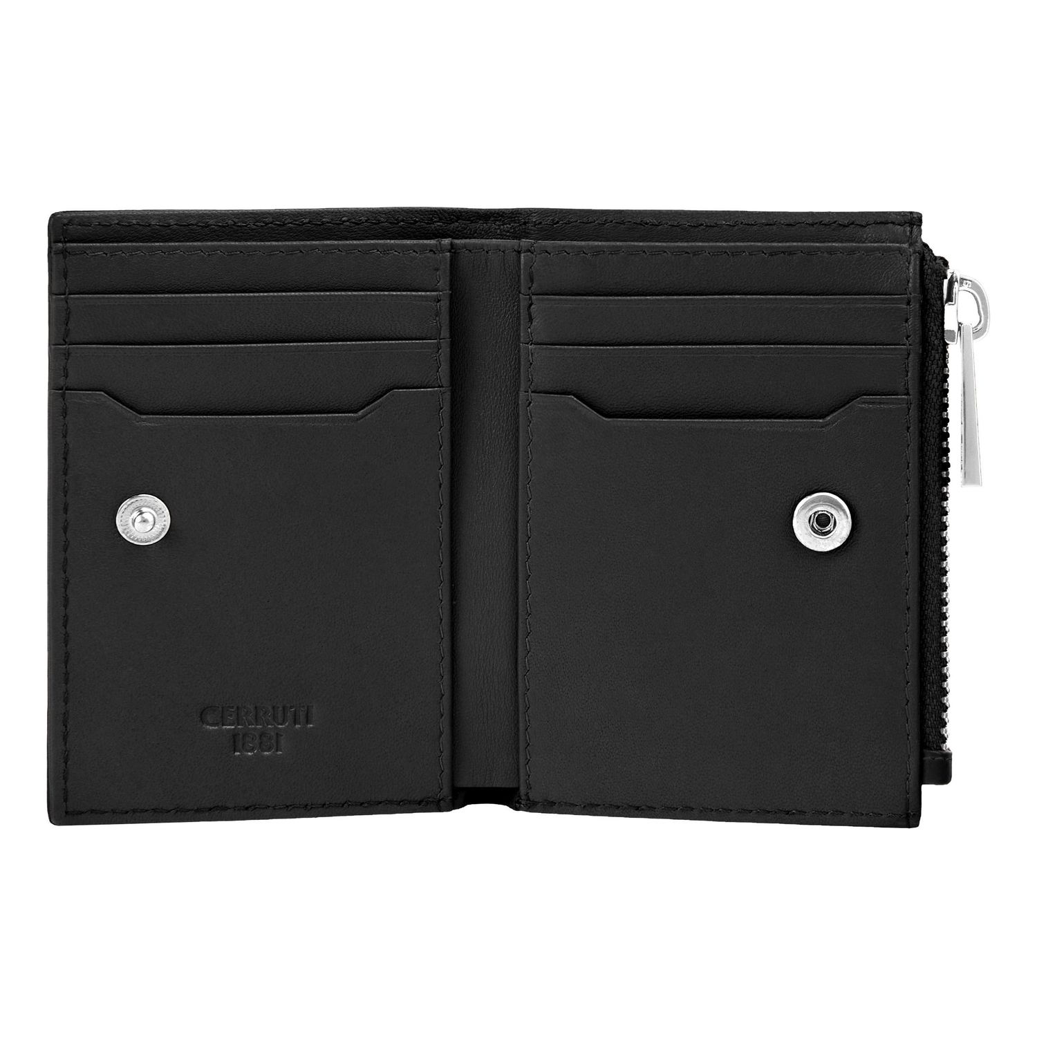 Podwójne etui na karty Jefferson Black - obrazek 3