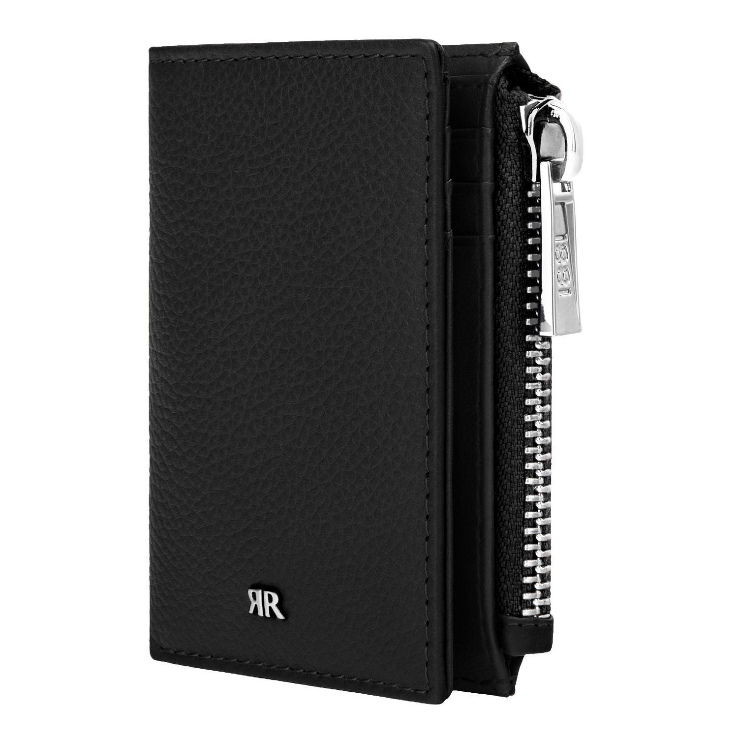 Podwójne etui na karty Jefferson Black - obrazek 4