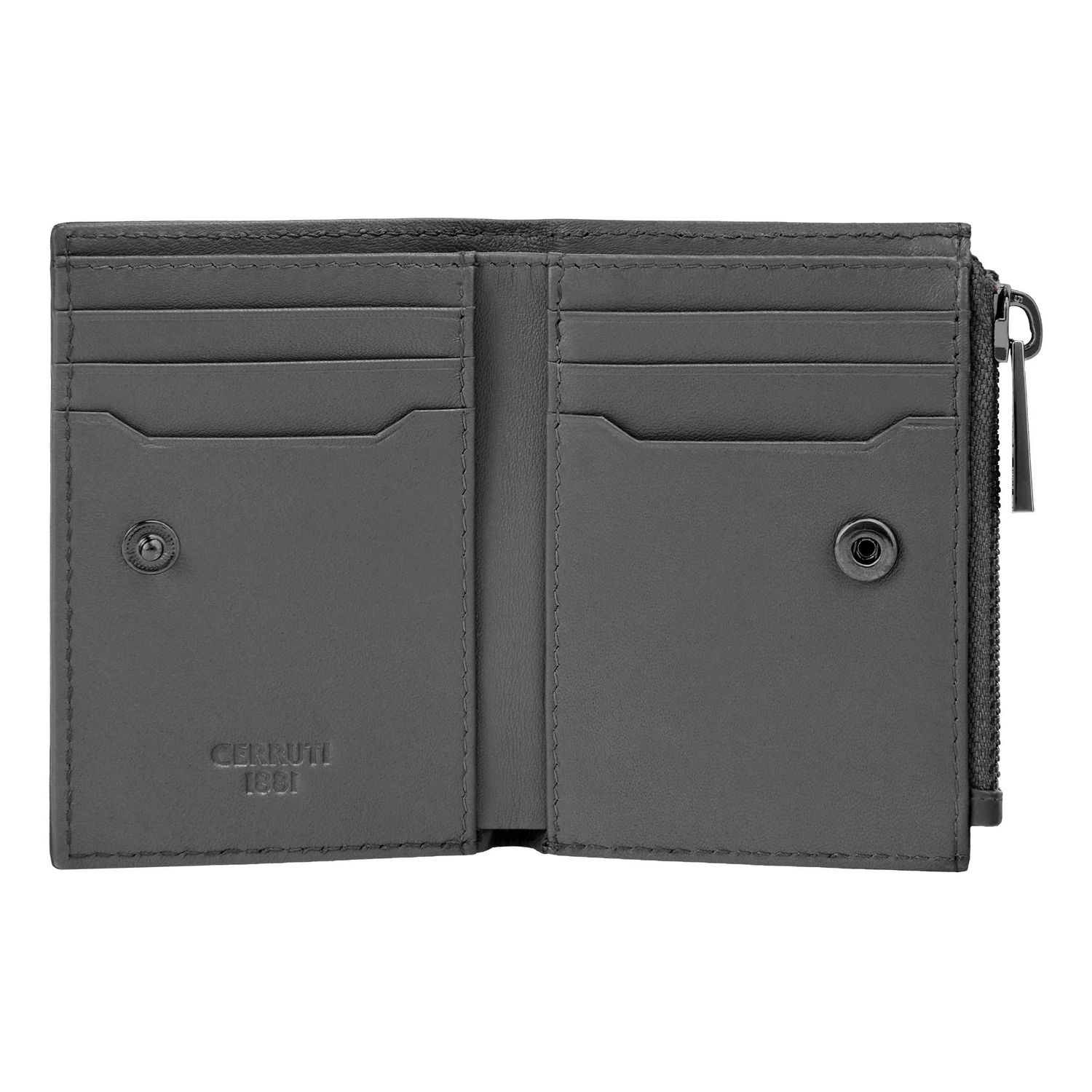 Podwójne etui na karty Jefferson Grey - obrazek 3