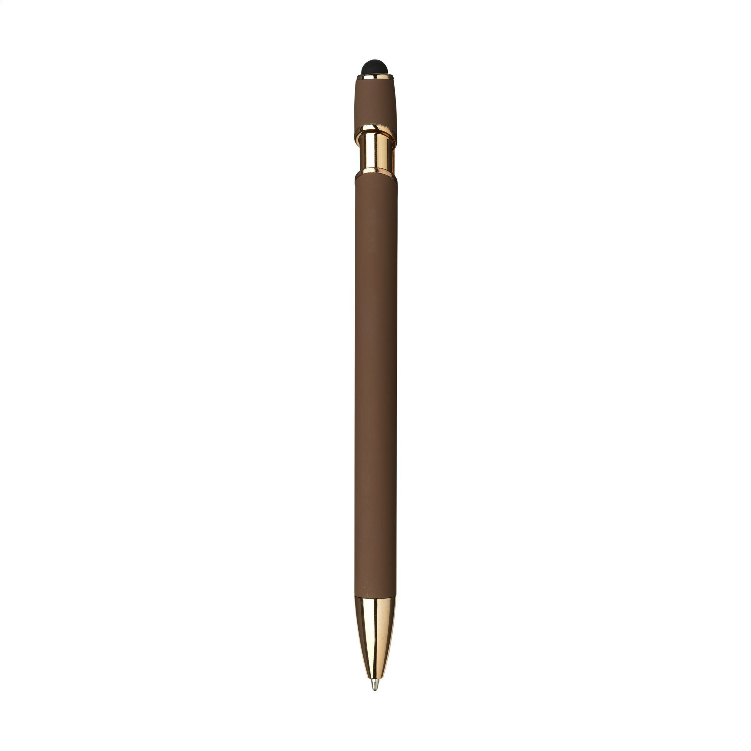 Długopis Luca Copper Stylus RCS z recyklingu aluminium SoftTouch - obrazek 2
