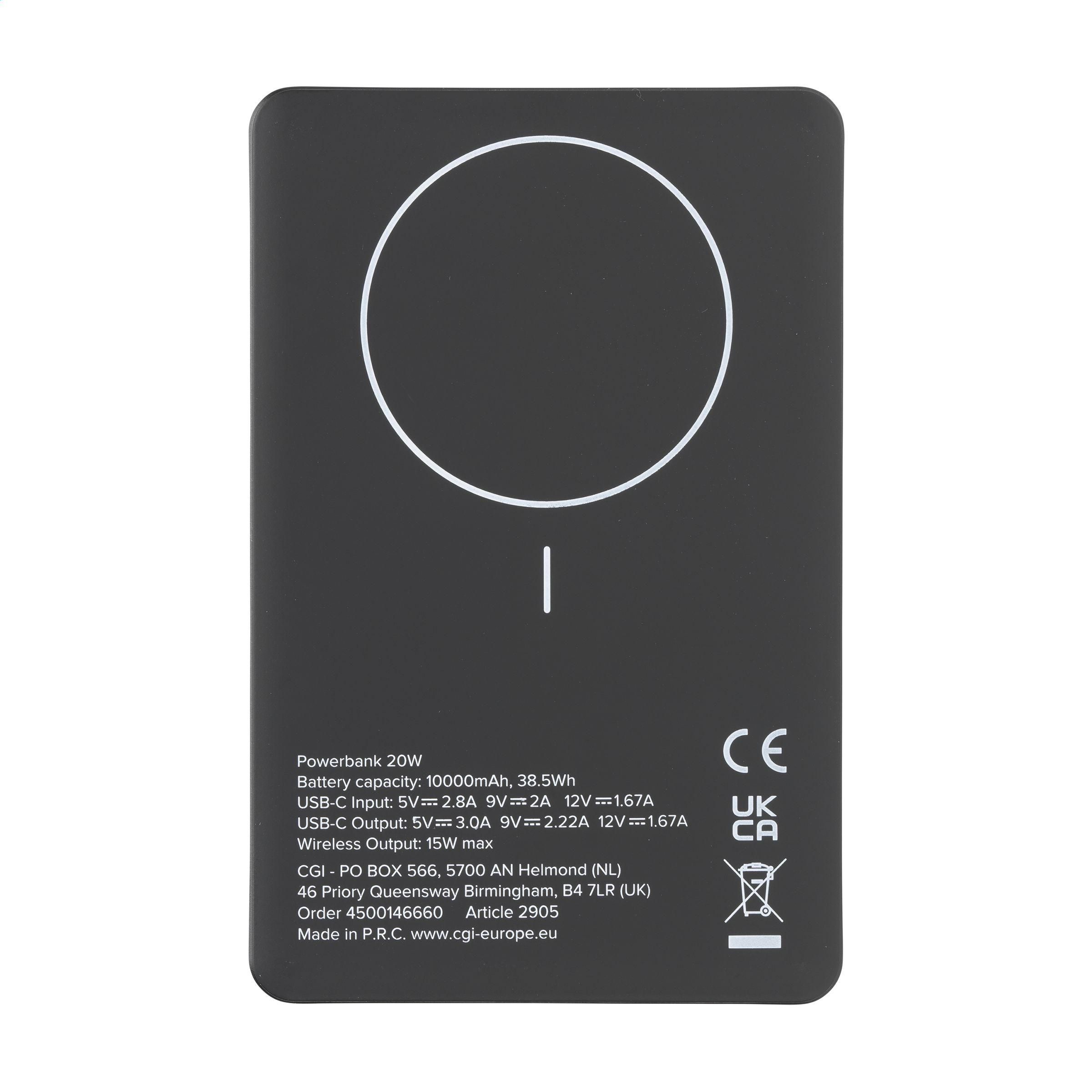 Wireless RCS Recycled Alu Magsafe Powerbank 10000 - obrazek 6