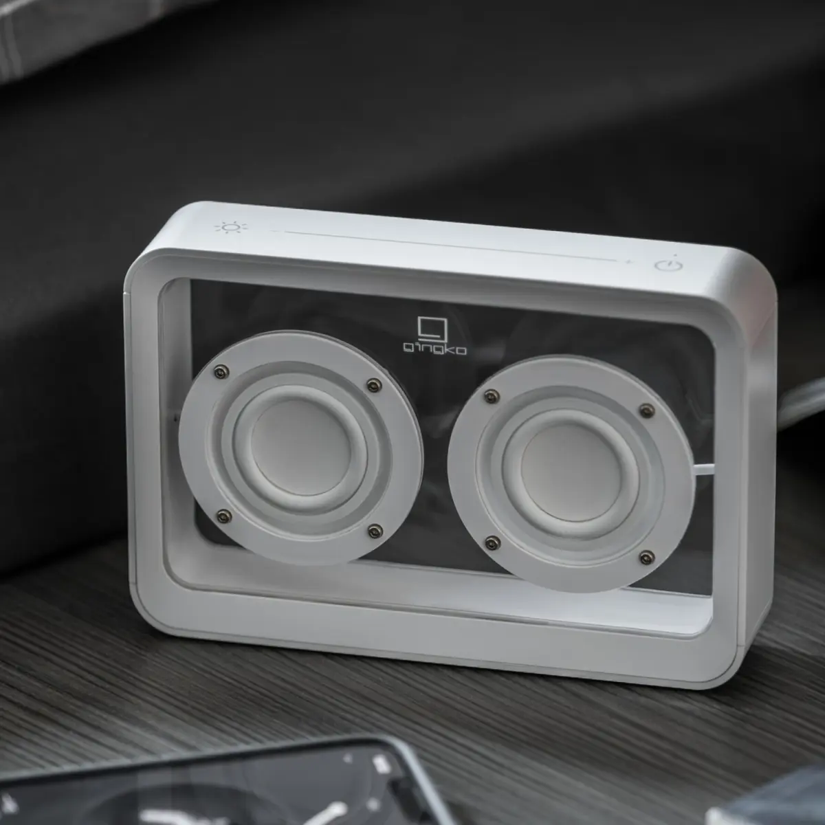 Głośnik Bluetooth Mage See-Through Biały - obrazek 5