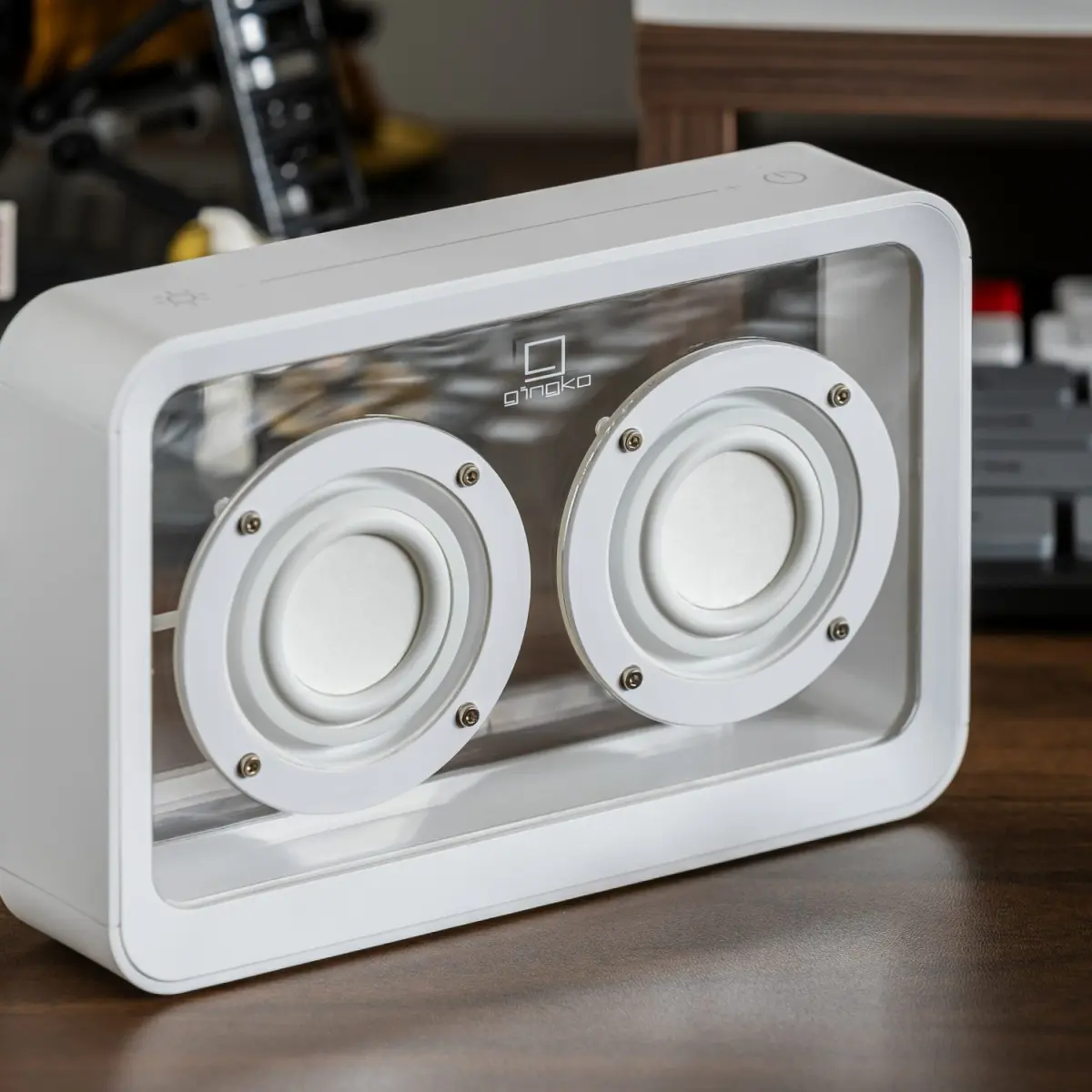 Głośnik Bluetooth Mage See-Through Biały - obrazek 4