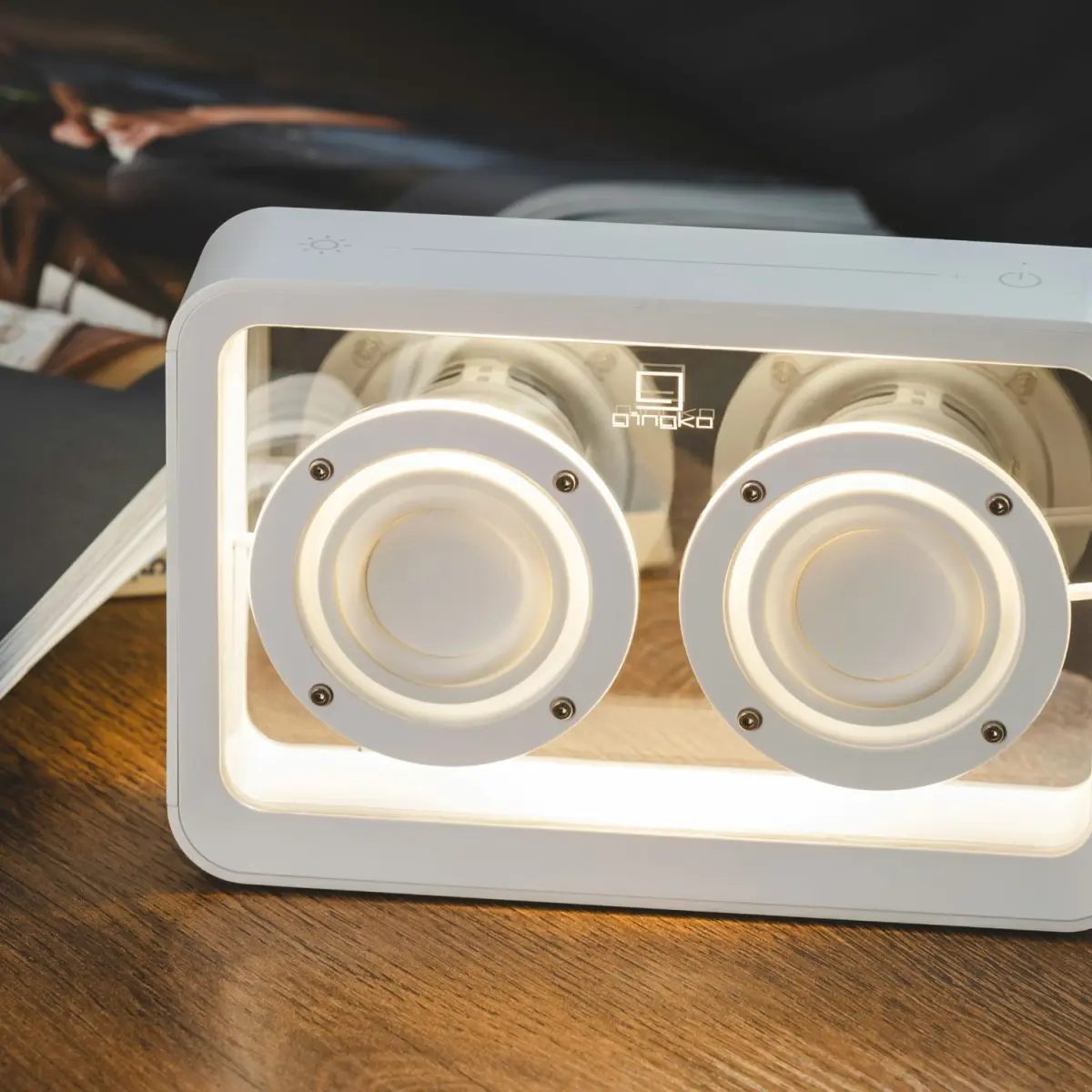 Głośnik Bluetooth Mage See-Through Biały - obrazek 2