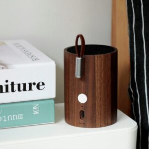 Głośnik Bluetooth Drum Light Natural Walnut - Thumbnail Image 2