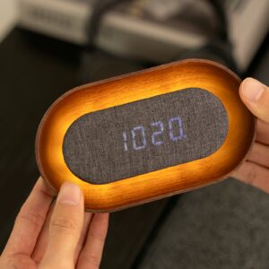 Budzik Lumos Oval White Ash - Thumbnail Image 3
