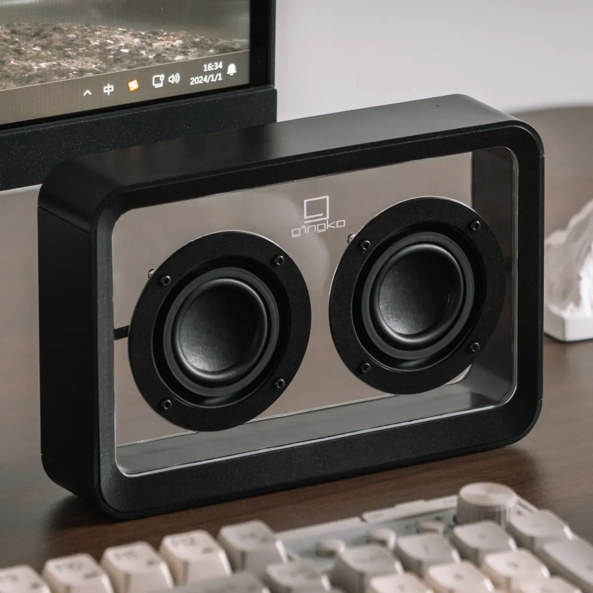Głośnik Bluetooth Mage See-Through Czarny matowy - obrazek 2