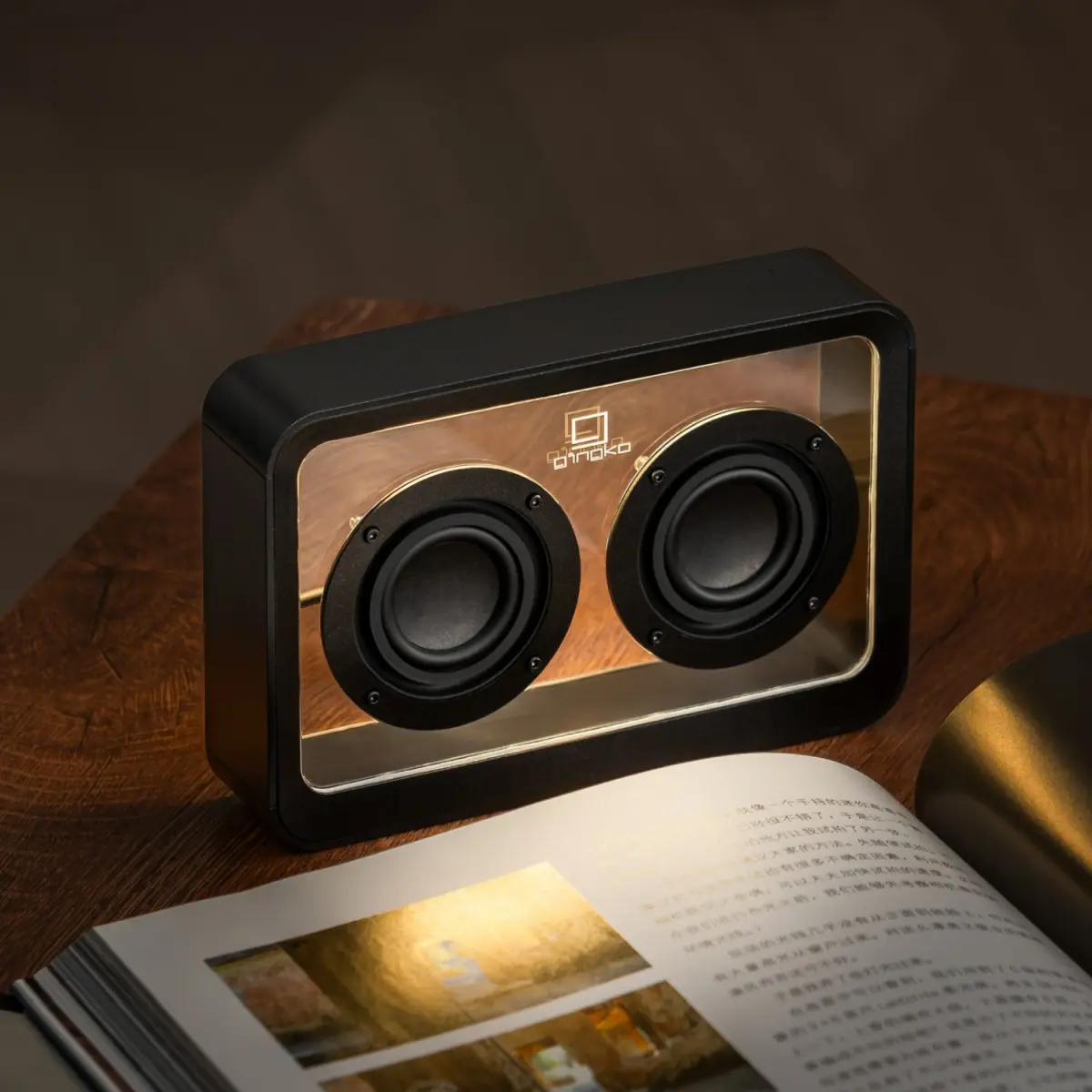 Głośnik Bluetooth Mage See-Through Czarny matowy - obrazek 5