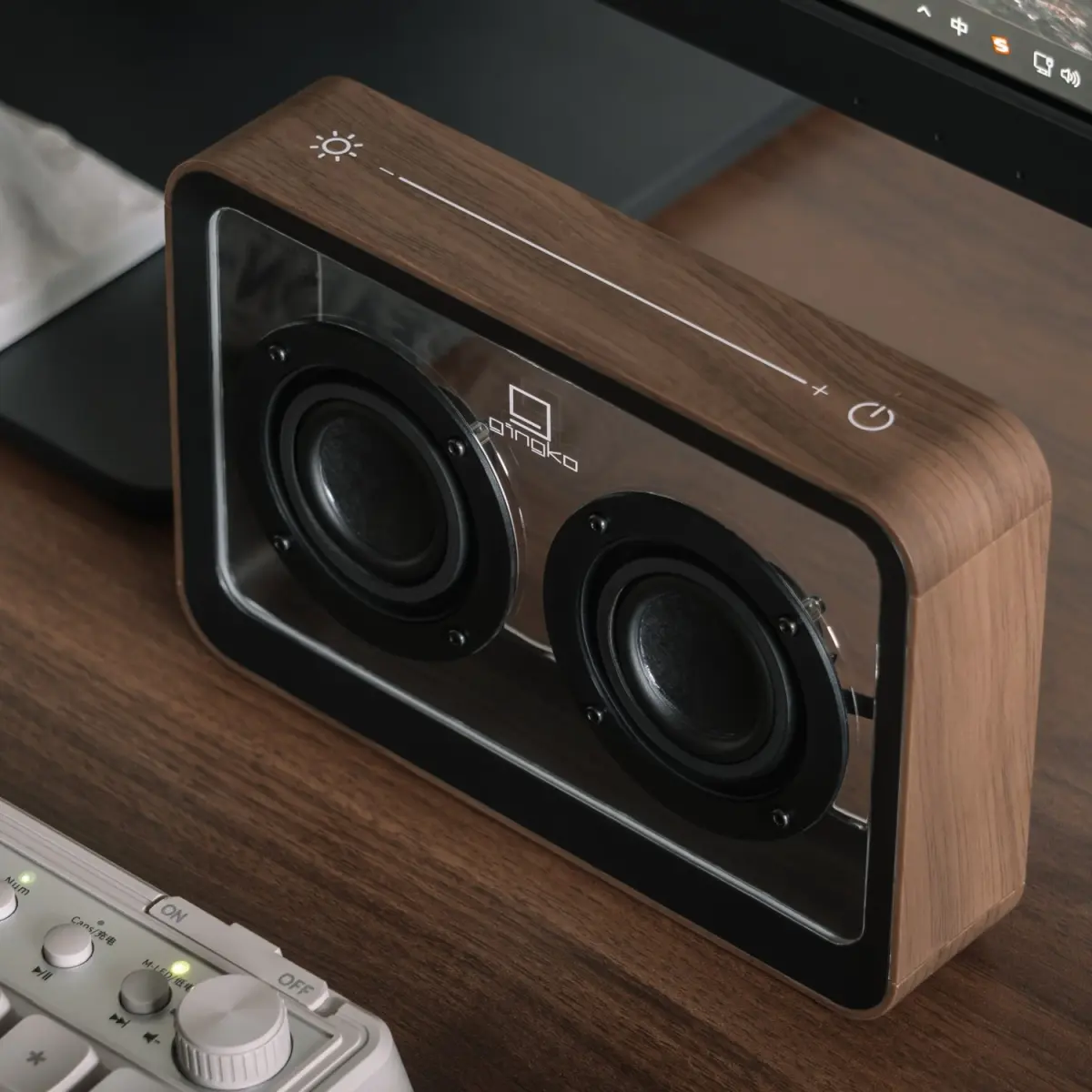 Głośnik Bluetooth Mage See-Through Orzech włoski - obrazek 2