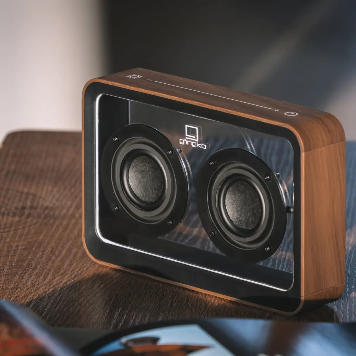 Głośnik Bluetooth Mage See-Through Orzech włoski - obrazek 5