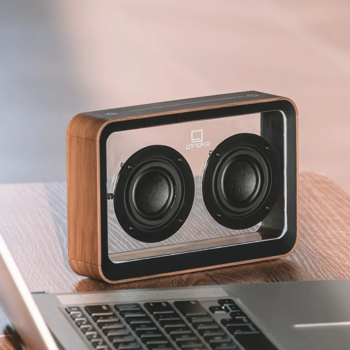 Głośnik Bluetooth Mage See-Through Orzech włoski - obrazek 4