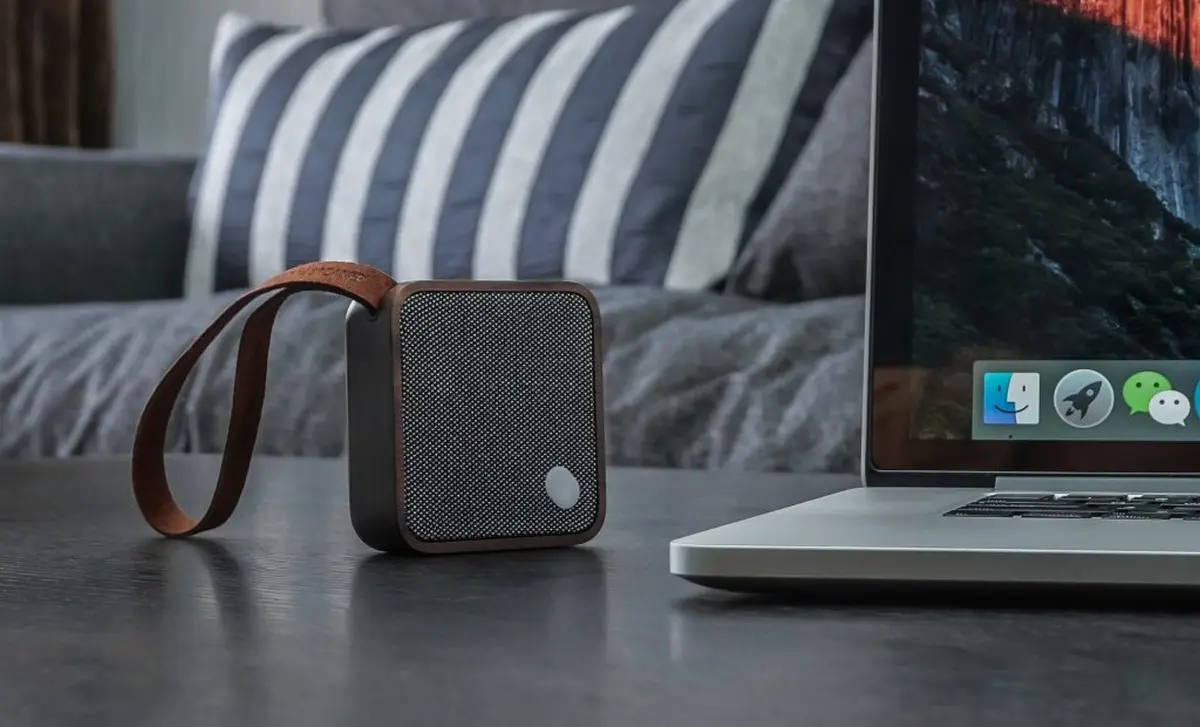 Głośnik Bluetooth Mi Square Natural Walnut - obrazek 4