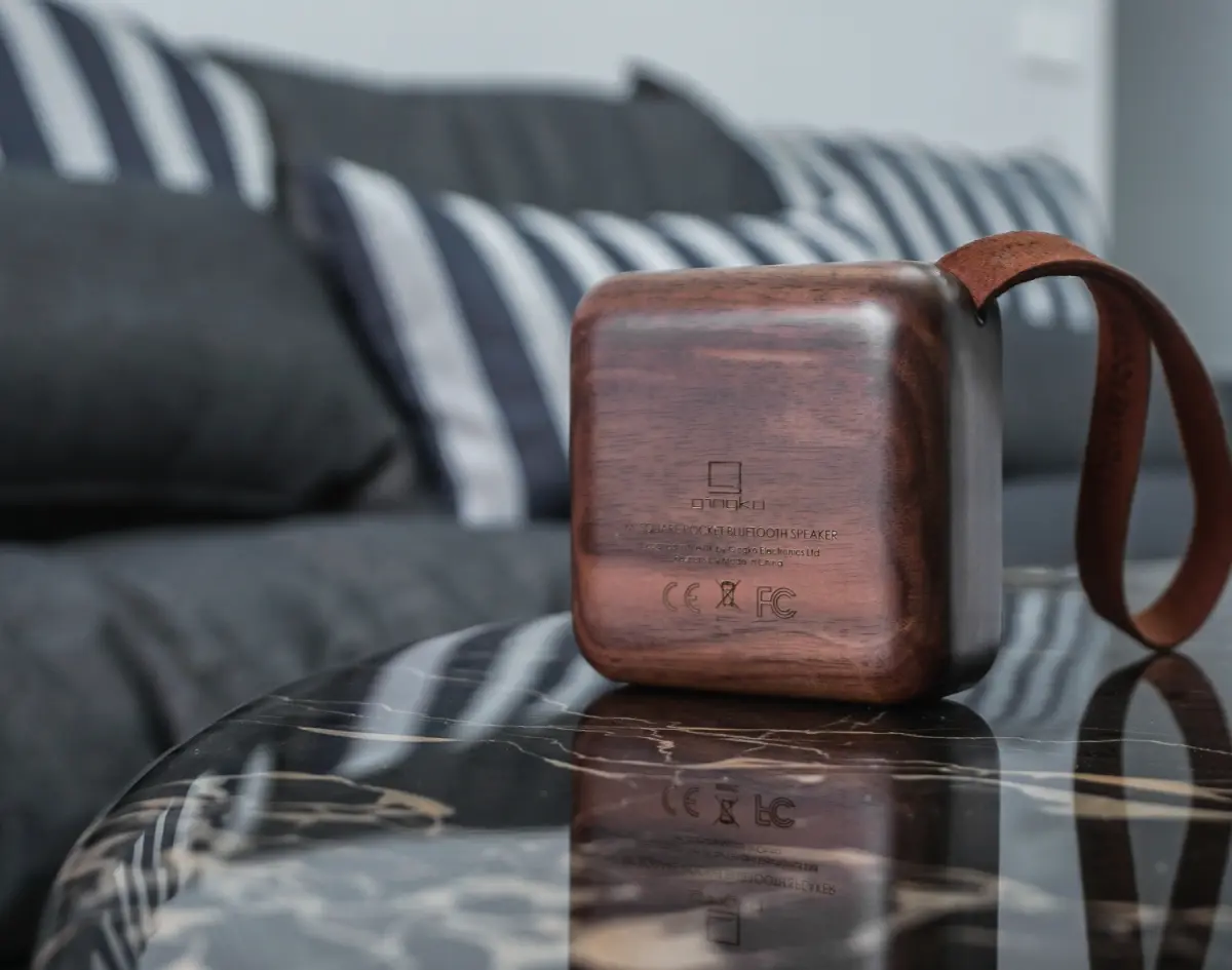 Głośnik Bluetooth Mi Square Natural Walnut - obrazek 3