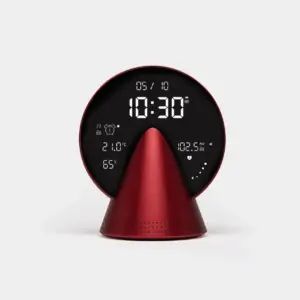 LR156 Budzik Conic Clock Czerwony