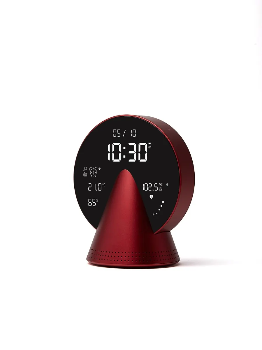 LR156 Budzik Conic Clock Czerwony - obrazek 5