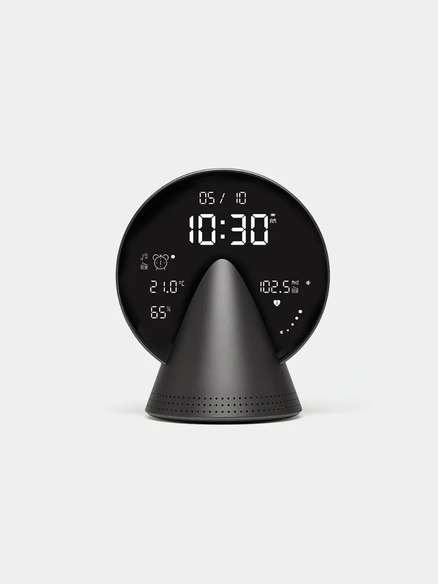 LR156 Budzik Conic Clock Ciemno szary - obrazek 1