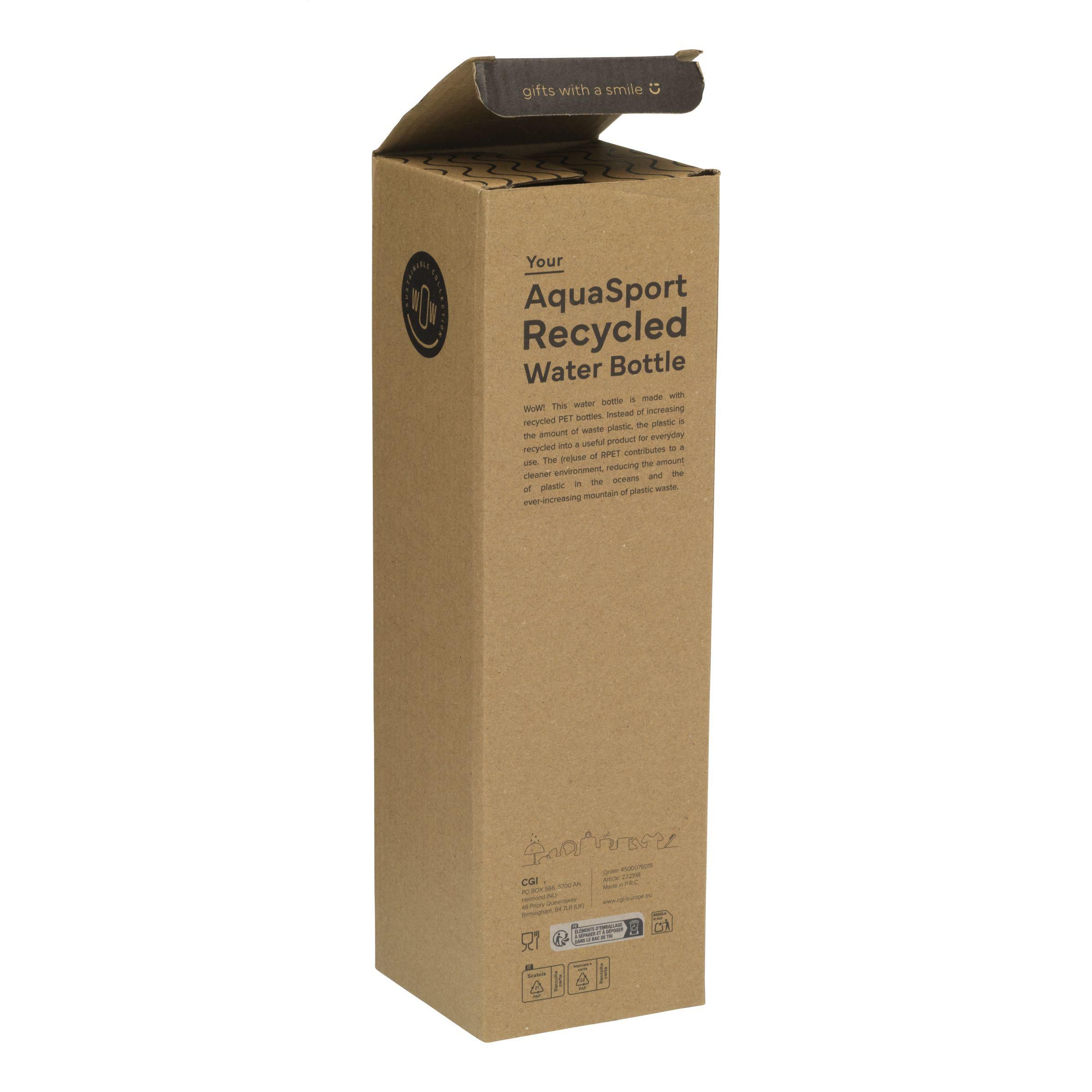 Butelka na wodę AquaSport RCS z recyklingu 1 l - obrazek 10