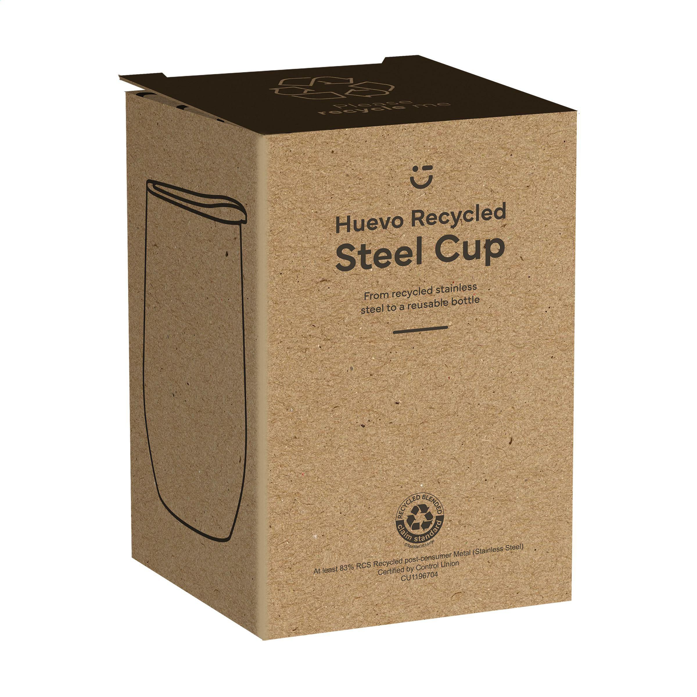 Kubek termiczny Huevo RCS Recycled Steel o pojemności 350 ml - obrazek 4