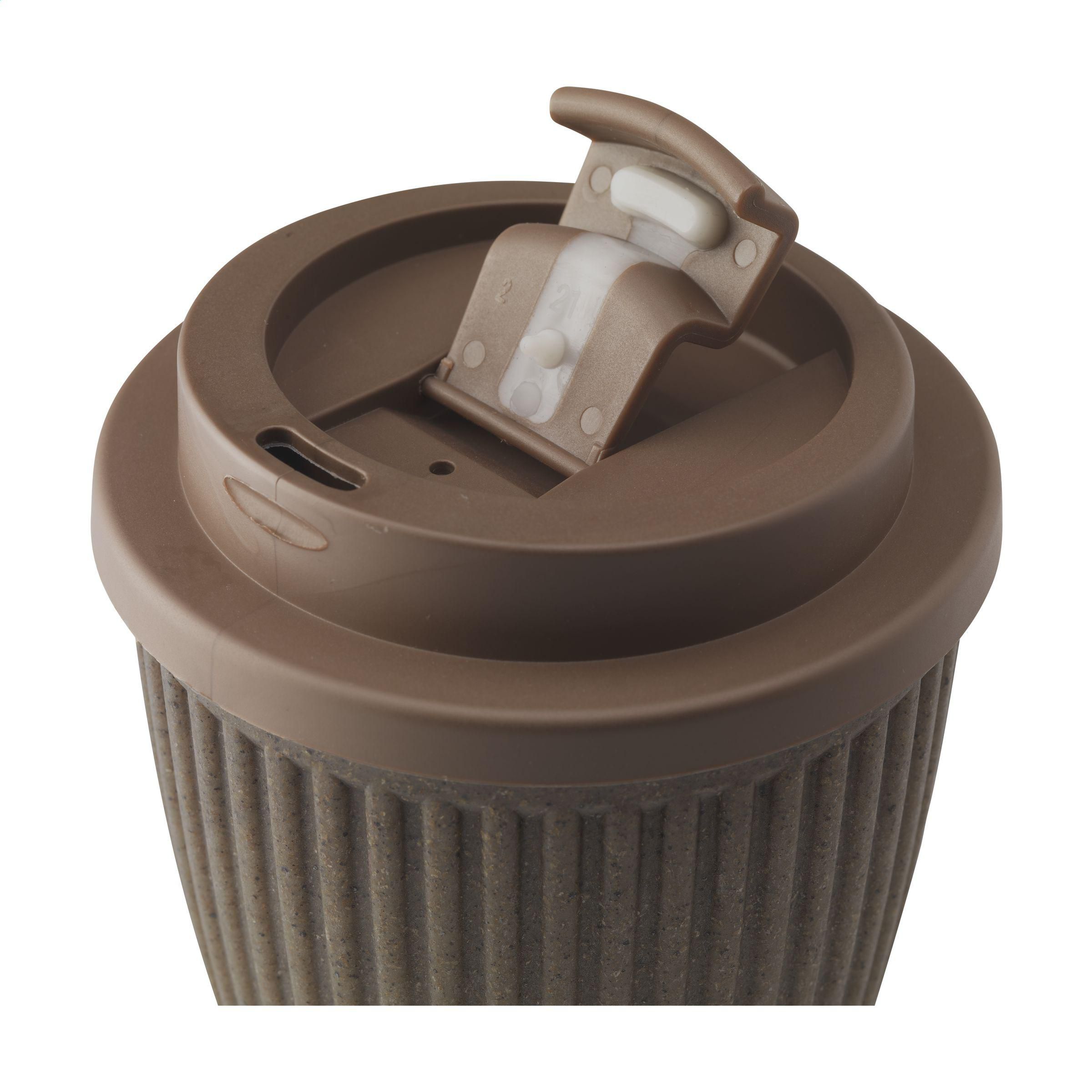 Kubek z fusów z kawy On The Go 250 ml coffee cup - obrazek 3