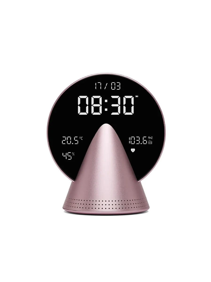 LR156 Budzik Conic Clock Różowy - obrazek 2