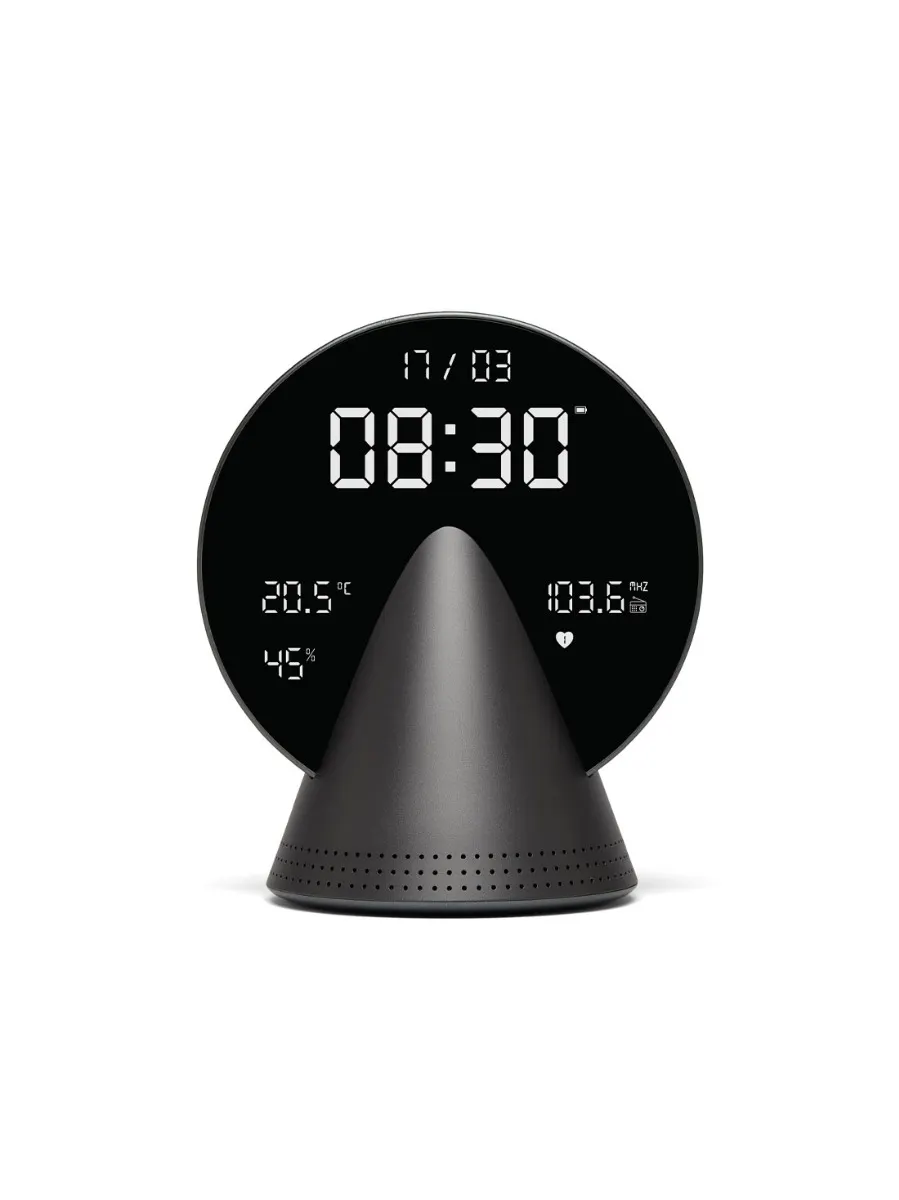 LR156 Budzik Conic Clock Ciemno szary - obrazek 2