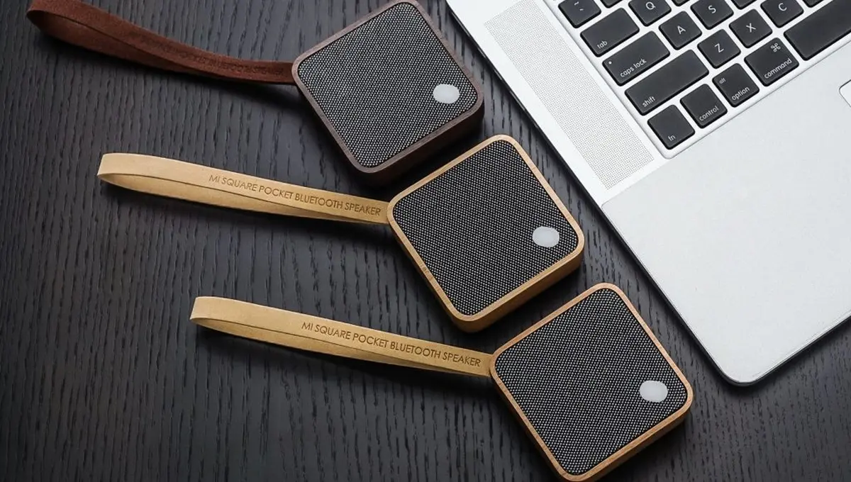 Głośnik Bluetooth Mi Square Natural Walnut - obrazek 5