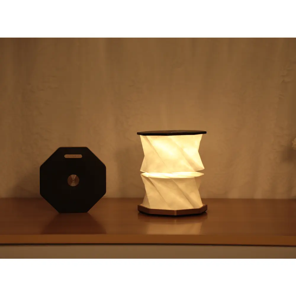 Lampa Twist Hexagon Walnut Design - obrazek 11