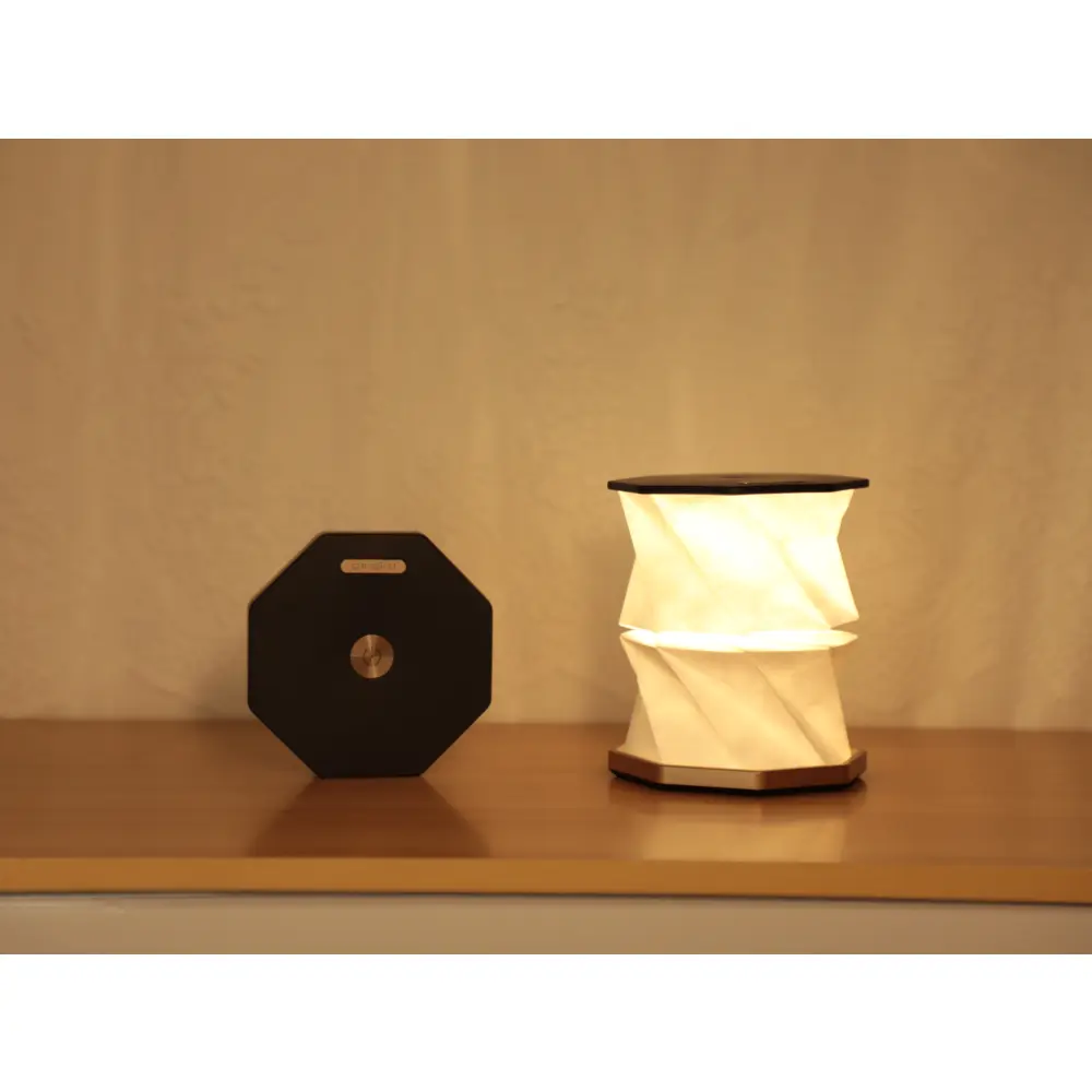 Lampa Twist Hexagon Walnut Design - obrazek 10