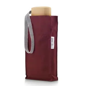 Parasol Compact Solid Bordowy