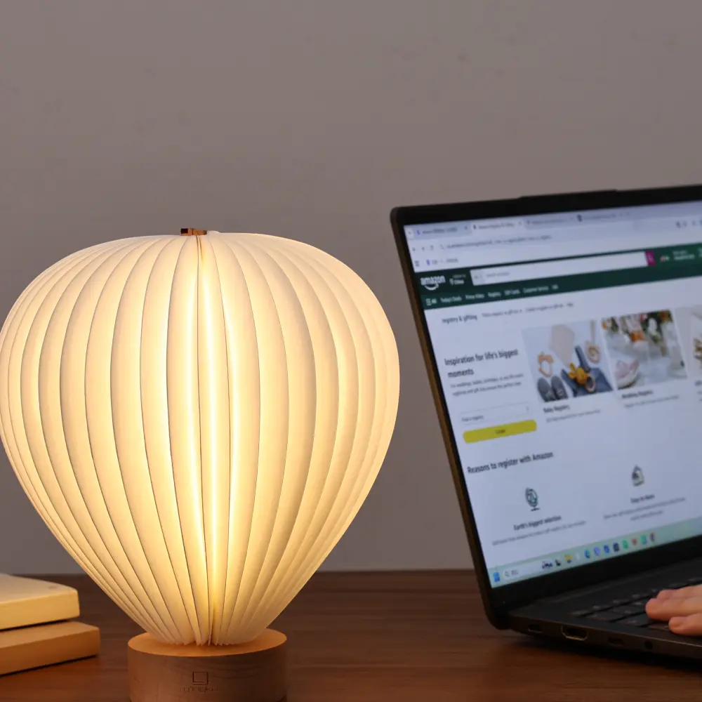 Lampa Aeris Natural Walnut Wood - obrazek 4