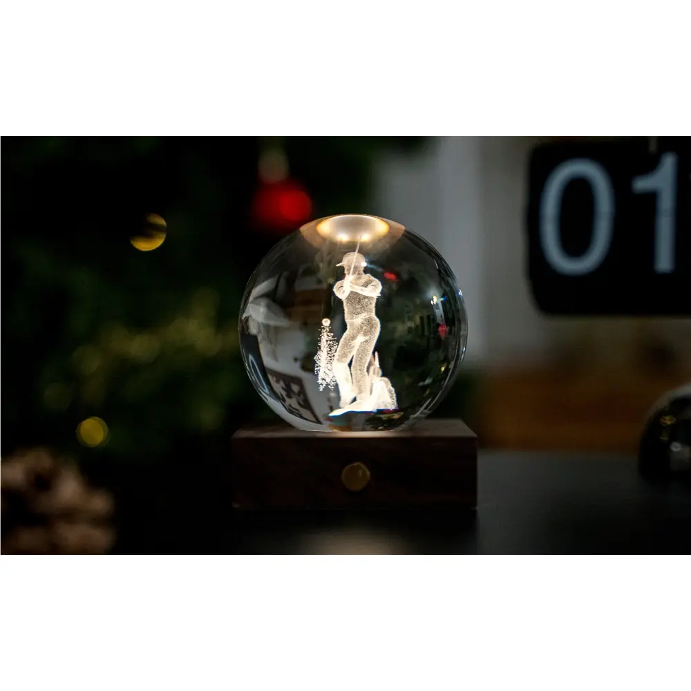 Lampa Amber Crystal 3D laser / Kolekcja sportowa: Golf - obrazek 3