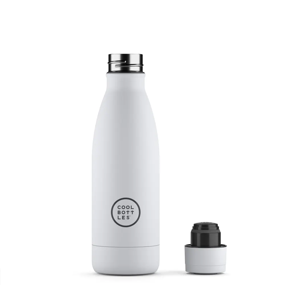 Butelka Coolors 350ml Mono White - obrazek 3