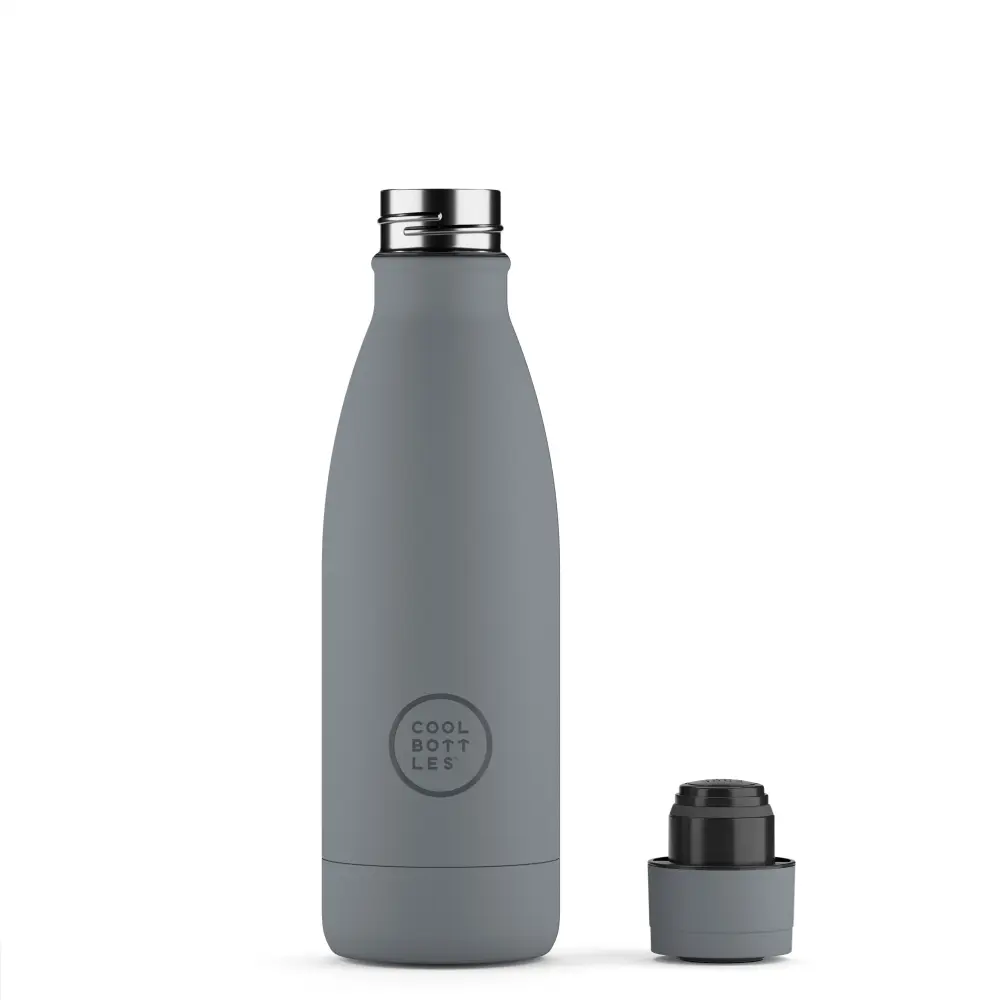 Butelka Coolors 350ml Pastel Grey - obrazek 4