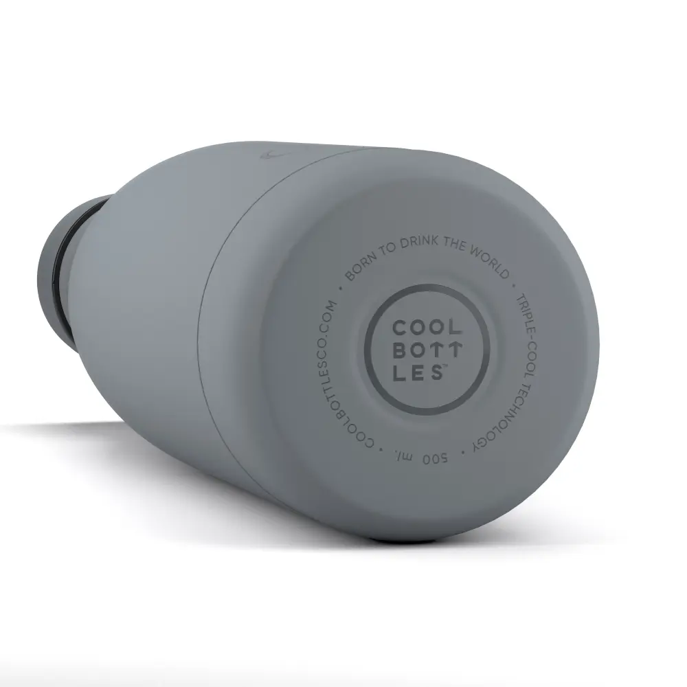 Butelka Coolors 350ml Pastel Grey - obrazek 2