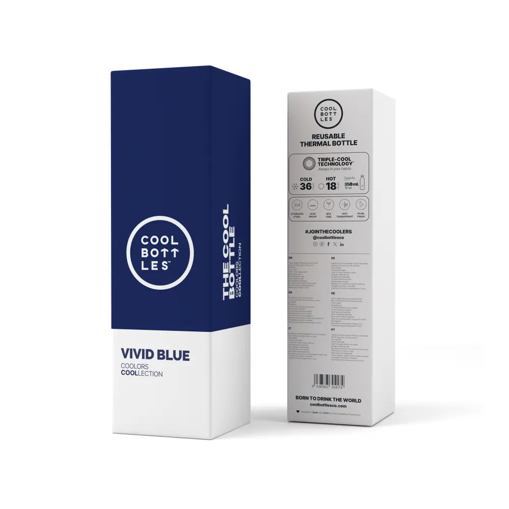 Butelka Coolors 350ml Vivid Blue - obrazek 3