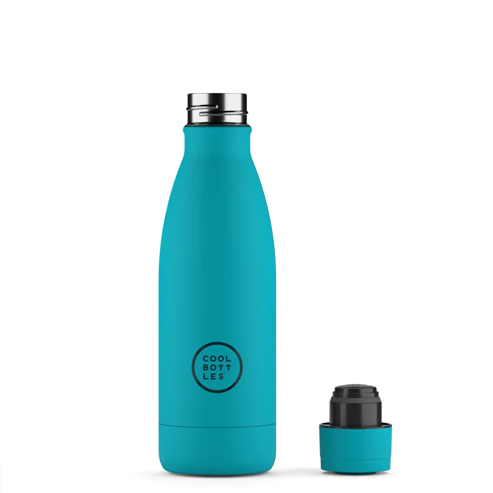 Butelka Coolors 350ml Vivid Turquoise - obrazek 3