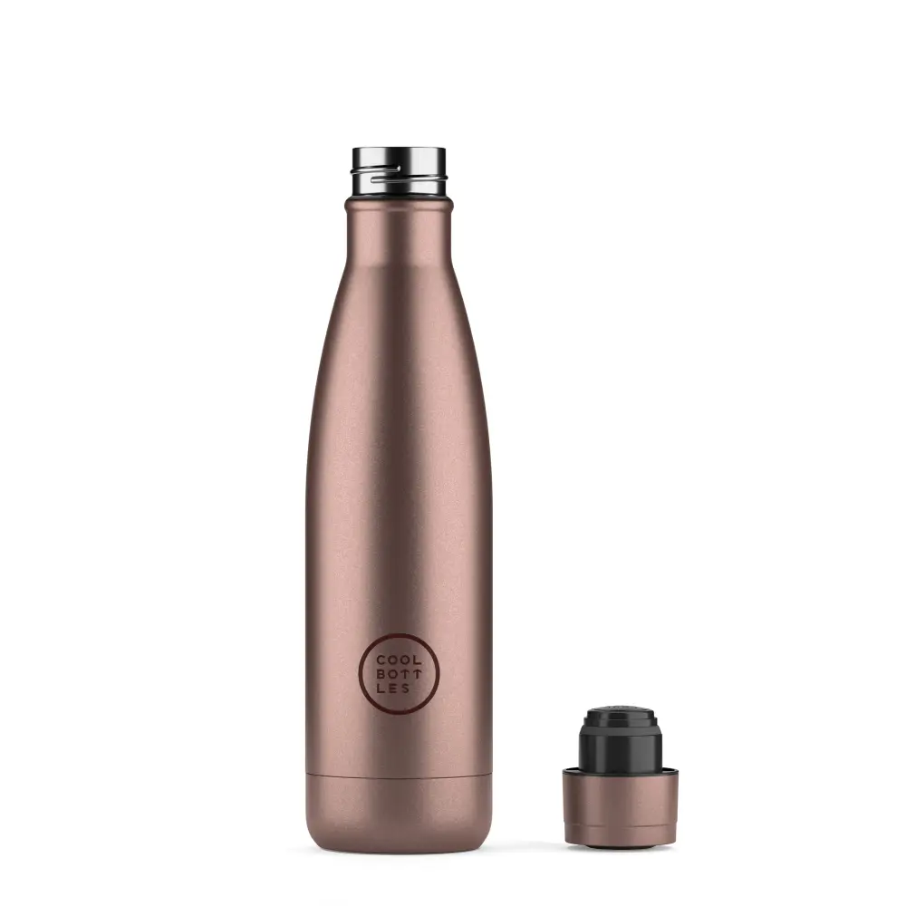 Butelka Coolors 500ml Metallic Rose - obrazek 2