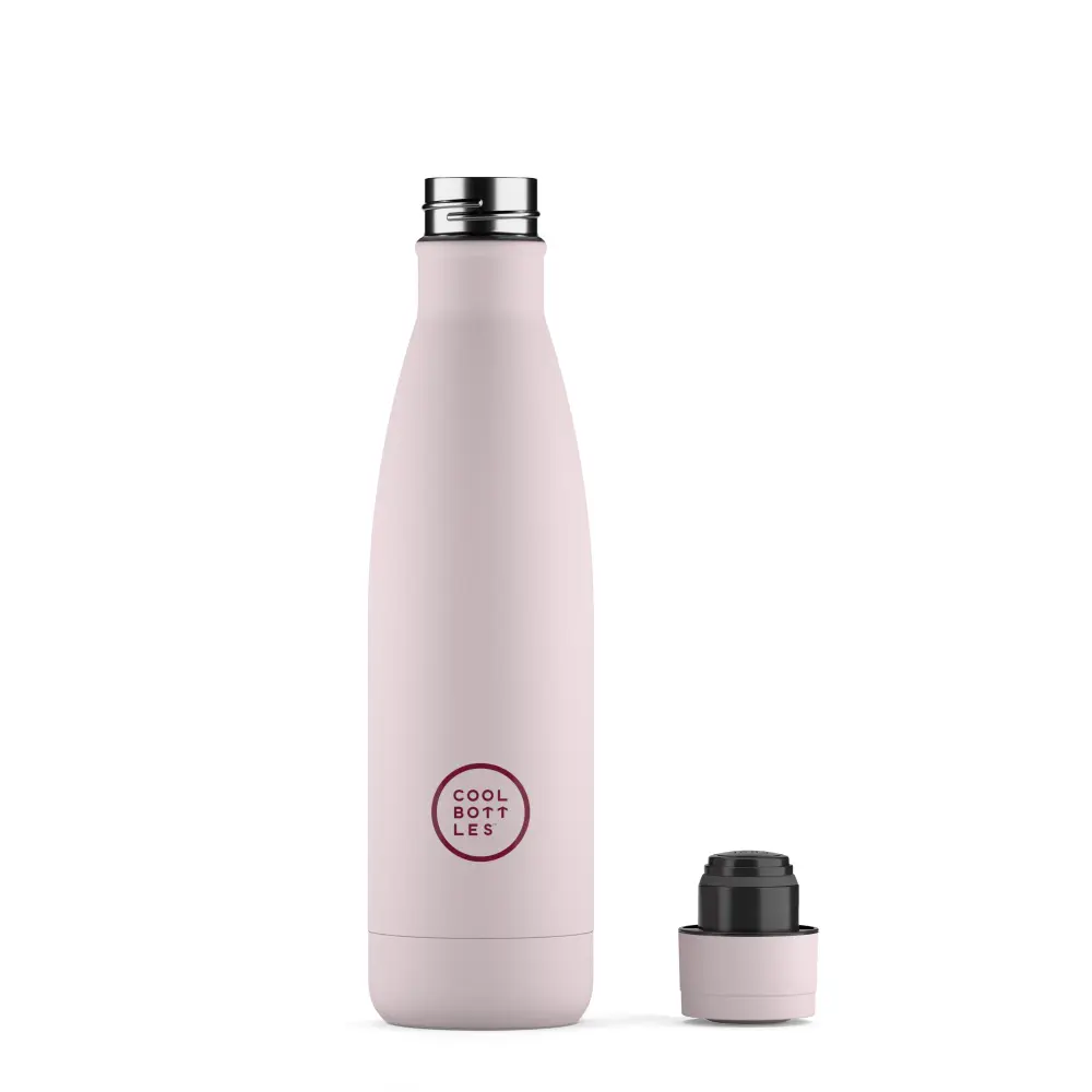 Butelka Coolors 500ml Pastel Pink - obrazek 3